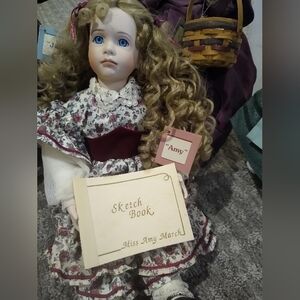 1994 Ashton Drake 15" Doll Little Women - Amy By Wendy Lawton